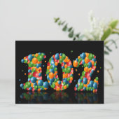 102回目の誕生日パーティー、バブルとボール 招待状 (スタンド正面)