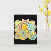 102日目の小学2年生のプレッピー 102日間の小学2年生 カード (黄色い花)