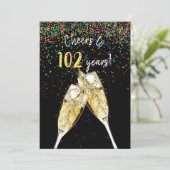 102歳の誕生日パーティー 招待状 (スタンド正面)