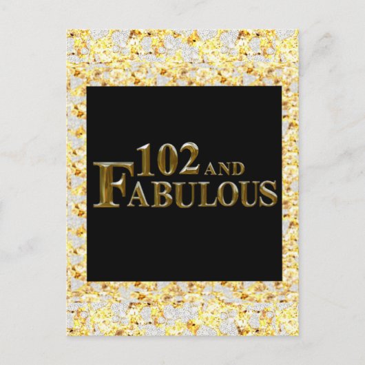 102歳の誕生日 ポストカード (正面)