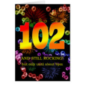 102番目の誕生日がまだ揺れる (正面)