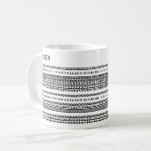 102B モダン紅茶の隠しメッセージ ネーム コーヒーマグカップ (正面左)