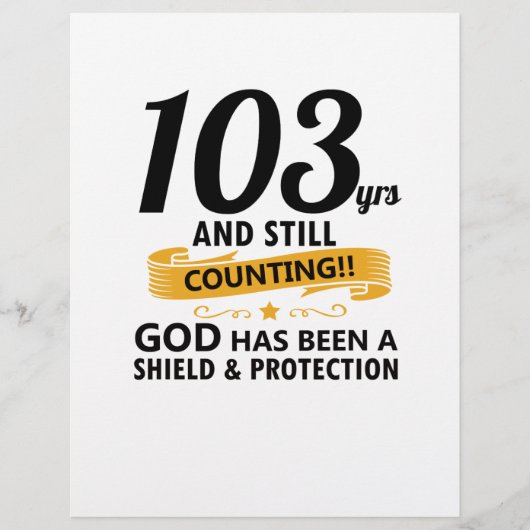 103年と誕生日を数える (正面)