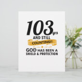 103年と誕生日を数える (スタンド正面)