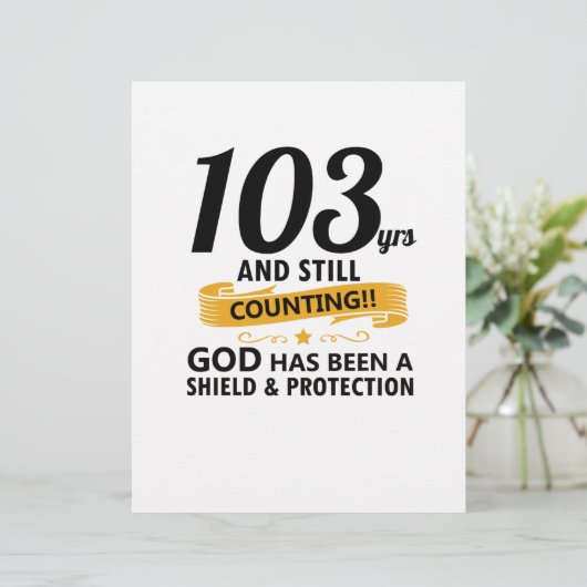 103年と誕生日を数える (スタンド正面)