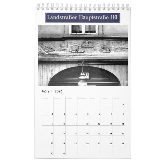 1030年Wien in alten Ancihten カレンダー (3月 2026)