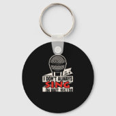 103.私は常に歌わないああ待ってyes私は歌おもしろいう キーホルダー (正面)