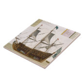 104カリフォルニアのフランスのな一流の船を通したセクション タイル (側面)