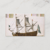 104カリフォルニアのフランスのな一流の船を通したセクション 名刺 (裏面)