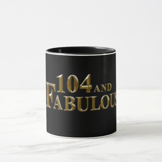104歳の誕生日 マグカップ (中央)