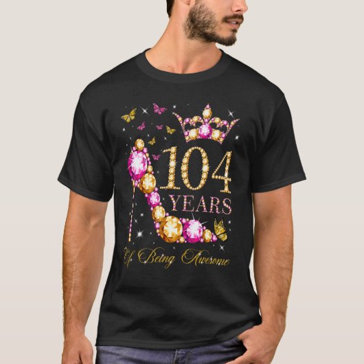 104歳素晴らし104歳 Tシャツ (正面)