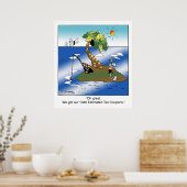 1040年得の見積税引換券。 ポスター (キッチン)