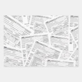 1040所得税型枠 ラッピングペーパーシート (正面3)