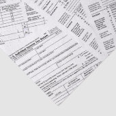 1040所得税型枠 薄葉紙 (詳細)