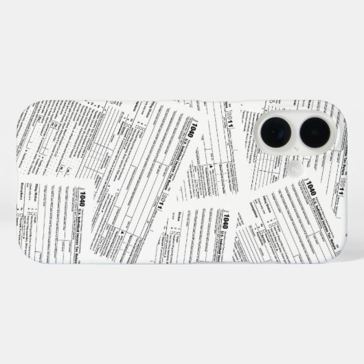 1040所得税型枠 Case-Mate iPhoneケース (裏面 (横))