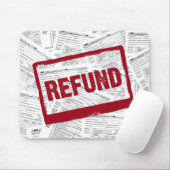 1040 2020年の税金型枠 マウスパッド (マウス)