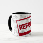 1040 2020年の税金型枠 マグカップ (正面左)