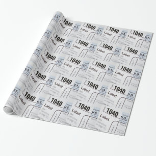 1040Tax ラッピングペーパー