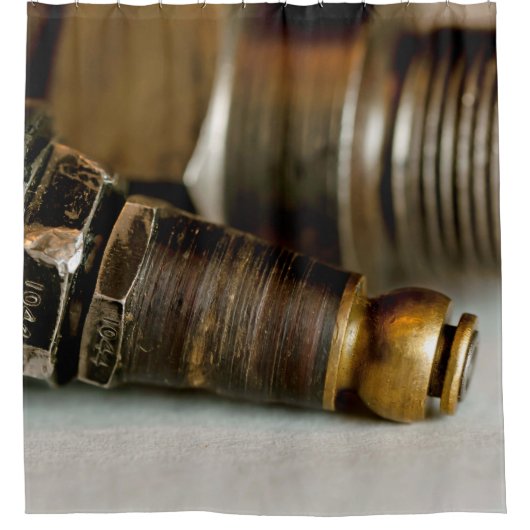 1044点火プラグ シャワーカーテン (正面)