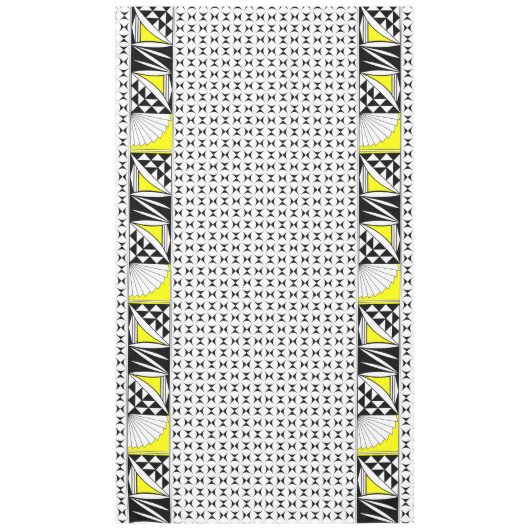 104"南西の日の出（黄） テーブルクロス (正面)