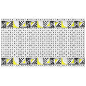 104"南西の日の出（黄） テーブルクロス (正面(横))