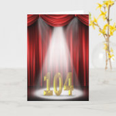 104thスポットライトの誕生日 カード (黄色い花)