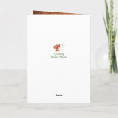 105おもしろい誕生日ハウリングコヨーテ カード (裏面)