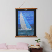 105'木製トップウォールタペストリー 吊り下げ型タペストリー (寝室)