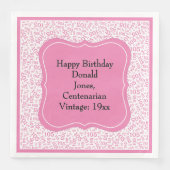 105誕生日Pnk/ホワイトブラケット番号パターン (正面)