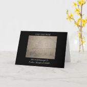 105 Goldsboroughの通り カード (黄色い花)