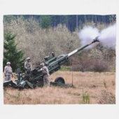 105 mmホイッツァー フリースブランケット (正面(横))