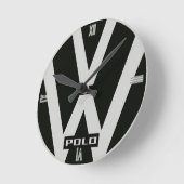 105 VW Polo Logo Accessories Watches ラウンド壁時計 (傾斜)