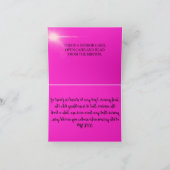 105C – 私の世界を回転させる サンキューカード (内部)