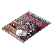 105thバースデーパーティーゲストブックティーポットヴィンテージ ノートブック (左側)