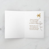 105th誕生日のデイジーの花束 カード (内部)