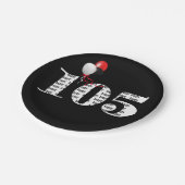 105th誕生日パーティーの風船 ペーパープレート (アングル)