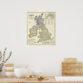 1066年から1485年までのイギリス諸島 ポスター (キッチン)