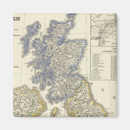 1066年から1485年までのイギリス諸島 マグネット (正面)
