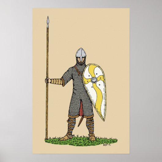 1066年頃のノルマン騎士 ポスター (正面)