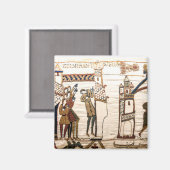 1066年、イギリスで彗星が見られた マグネット (正面/裏面)