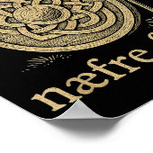 1066 Naefre Forgyt Never Forget Viking England His ポスター (角)