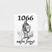 1066 Never Forget Naefre Forgyt Funny English Hist カード (正面)