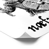 1066 Never Forget Naefre Forgyt Funny English Hist ポスター (角)