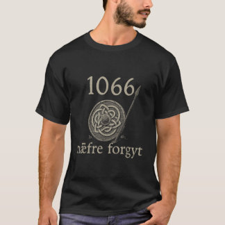 1066  Never Forget Viking England History Tシャツ