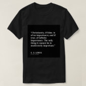 106   191121  C. S. Lewis Quotes  Sticker Tシャツ (デザイン正面)