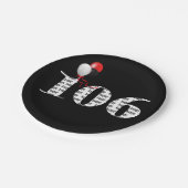 106th誕生日パーティーの風船 ペーパープレート (アングル)