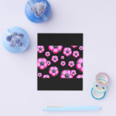 107ピンクサッカーボールスポーツチームパターン壁紙 チラシ (シングル)