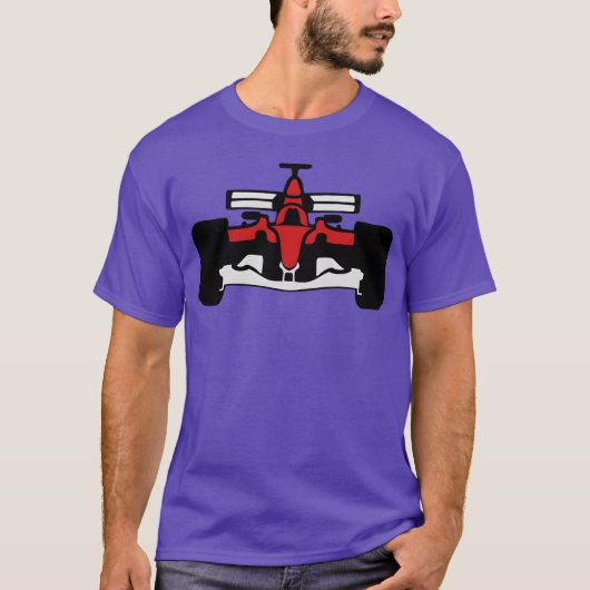 1072 フォーミュラ1 カーレースの友達 Tシャツ (正面)