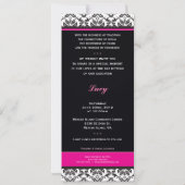 107 Jodene -バルミツワー招待状:：式 招待状 (裏面)