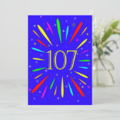 107th誕生日パーティーの招待状の爆発 招待状 (スタンド正面)